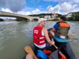 Schlauchboottalfahrt von Aarau nach Brugg (4/13)